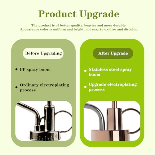 XXXFLOWER Upgraded Glass Plant Mister Spray Bottle 0.33L/11.15oz Decorative Spritzer Watering for Indoor House Plant Spritzer Succulent Watering Bottle