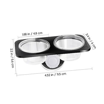 BESPORTBLE 2pcs Reptile Food Dishes Pet Water Bowls Suction Cups for Aquarium Turtle
