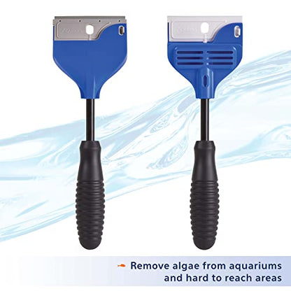 Aqueon ProScraper 3.0™ Short Aquarium Algae Scraper (Pack of 4) - size: No Size (Pack of 4), style: Short Scraper