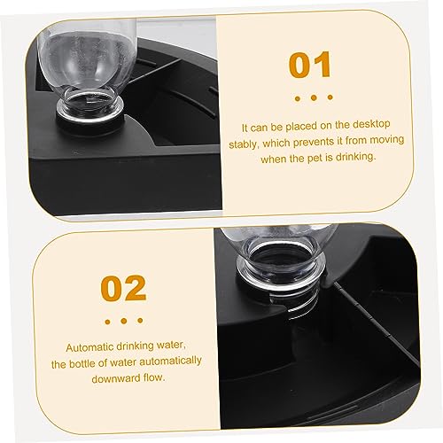 POPETPOP Bearded Dragon Water Fountain Reptile Food Feeder Reptile Dish Pet Tray