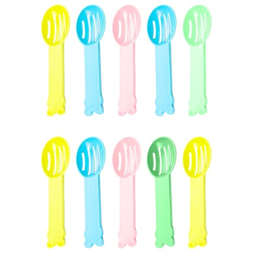 Small Scooper Poop Scoop Set, 10Pcs, for Hamster & Reptile | Small Animal Care Tool,fine litter scoop - color: Multicolor1, size: Small
