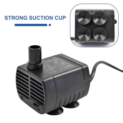 CONQUERALL 2PCS Solar Fountain Pump DC 12V 3W Aquarium Pump 200L/H 1.5m Head for Bird Bath - color: 12v 3w 200l/H 1.5m Head, size: 2PCS
