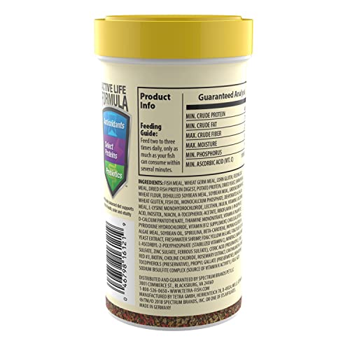 Tetra TetraMin Tropical Granules 3.52 Ounces, Nutritionally Balanced Fish Food (Pack of 2) - size: 3.52 Ounce (Pack of 2)