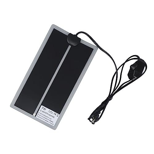 Fdit Reptile Terrarium Heat Pad, Adjustable Temperature Under Tank Heater for Snake Lizard, Watertight PET Heating Mat for Pet Warmth and Comfort (7W) - size: 7W