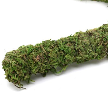 USMOLA 12 Inch Hermit Crab Climbing Toys for Tank, Fake Moss Hermit Crab Habitat Tank Accessories, Pet Snail Climbing Toys, Ideal Snail Terrarium Accessories (Natural Green, 12 Inch)