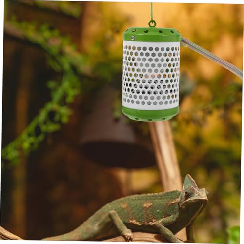 YARNOW Reptile Heat Lamp with Adjustable Stand Dual Ceramic Heater Guard for Bearded Dragons Tortoises and Chicks Rapid Heating Easy Installation for Reptile Tanks