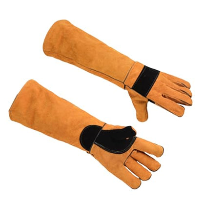 Animal Handling Gloves - Bite Proof Safety | Protective Gloves For Grooming, Work, Gardening, Cutting, Kitchen, Welding, Construction, Bathing | Durable Safety Guard For Handling Animals At Home Or Wo