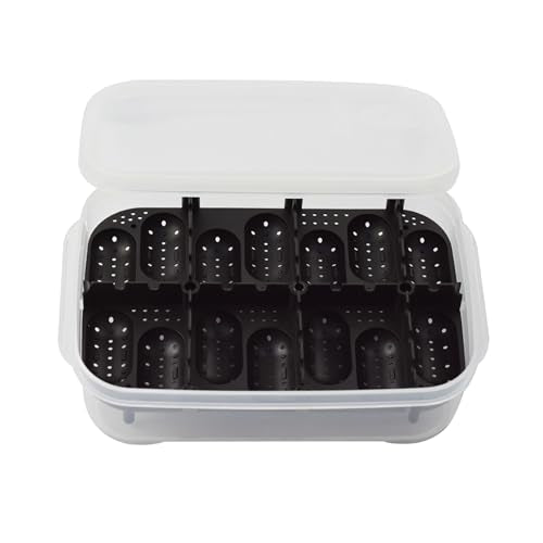 Reptile Breeding Box OMEM Reptile Lizard Incubation Box, Hatchery Box, Suitable for Hatching Snake, Lizards, Lions Mane, Reptiles (Black) | Lizard Incubation Box, Hatchery Box, Suitable for Hatching Snake, Lizards, Lions Mane, Reptiles - color: Random Col