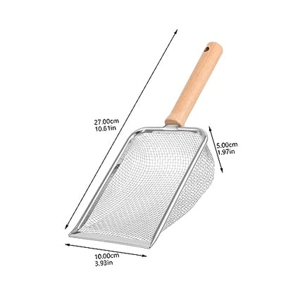 YARNOW Reptile Litter Scoop Durable and Reusable Litter Shovel for Turtles Lizards Geckos Snakes More for Easy Cleanup of Substrate and Waste