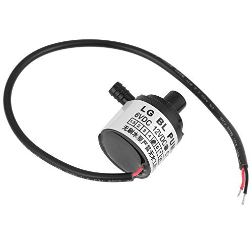 Haofy Mini Submersible Water Pump 30dB Quiet for Aquarium Fish Tank 2.5m Lift Head with 5W Brushless Motor for Small Hydroponics System and Office Fountain