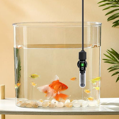 AQUANEAT Aquarium Heater, 25W Small Betta Fish Tank Heater, Mini Preset Water Thermostat with a Thermometer (Pack of 2) - size: 25W (Pack of 2)