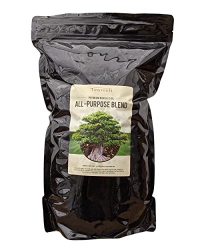 Bonsai Outlet Bonsai Soil Mix - Tinyroots All Purpose Bonsai Soil Mix Ready to Use Blend, Used for All Varieties of Bonsai Trees, 2.5 Gallons - size: 2.5 Gallons