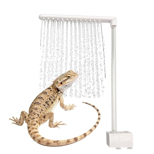 Accessories for Bearded Dragon Pool,Bearded Dragon Fountain & Bathing Accessories, – Gentle Water Flow, Low-Noise Pump, Versatile for Reptile Tanks.