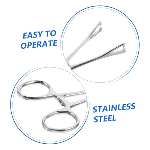 POPETPOP Stainless Steel Reptile Feeding Tongs Durable Long Handle Tweezers for Lizards Snakes Aquarium Use Grip Feeding Tool for Terrariums