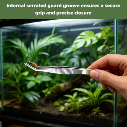Black Gecko Feeding Ledge with 100 PCS 0.7 oz Disposable Plastic Cups and 1 Tweezer, Detachable Suction Cup Reptile Food Water Feeding Station for Crested Gecko, Lizard, Small Reptiles and Amphibians