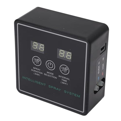 Reptile Fogger Smart Spray System, Automatic Reptile with Timer & 360 Degree Adjustable Nozzles, Terrarium Humidifier for Lizards, Snakes, Frogs & Plants