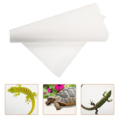 POPETPOP Reptile Carpet Mat for Snake and Lizard Terrarium Non- Bedding Washable Substrate for Bearded Dragons Tortoises and Geckos