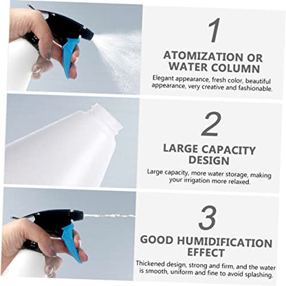 Happyyami 2pcs Press-type Sprayer Water Sprayer Humidification Spray Bottle for Live Houseplants