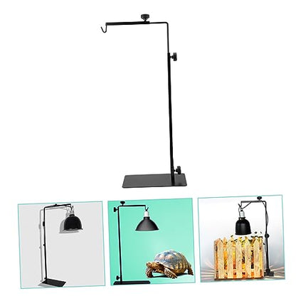 Happyyami Heat Plant Lamp Rack Terrarium Lamp Holder Table Lamp Shade Adjustable Light Rack Reptile Stand Adjustable Plant Lamp Stand Snake Adjustable Lamp Stand Lampshade Metal Major