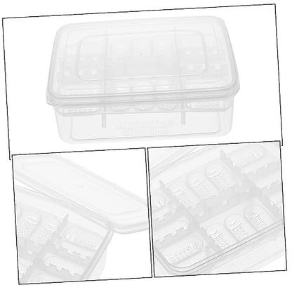 Plastic Reptile Egg Incubator Hatching Case for Tortoise and Lizard Eggs Easy to Clean and Manage Transparent Design for Observing Reptile Births Reusable Incubator Tray