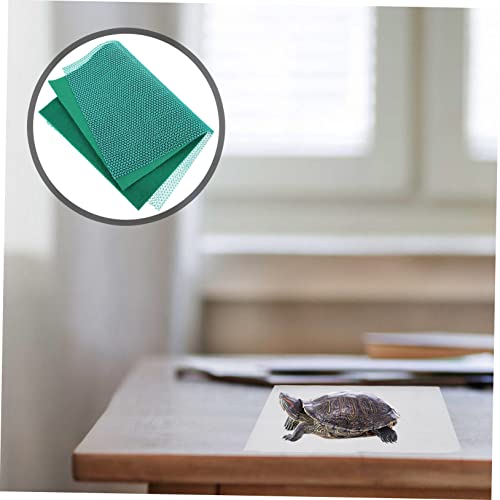 SUPVOX 1Set Premium Reptile Carpet Mat Washable Tortoise Bedding for Terrarium Durable Breathable and Moisture Retaining for Reptile Habitat