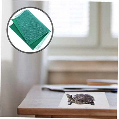 SUPVOX 1Set Premium Reptile Carpet Mat Washable Tortoise Bedding for Terrarium Durable Breathable and Moisture Retaining for Reptile Habitat