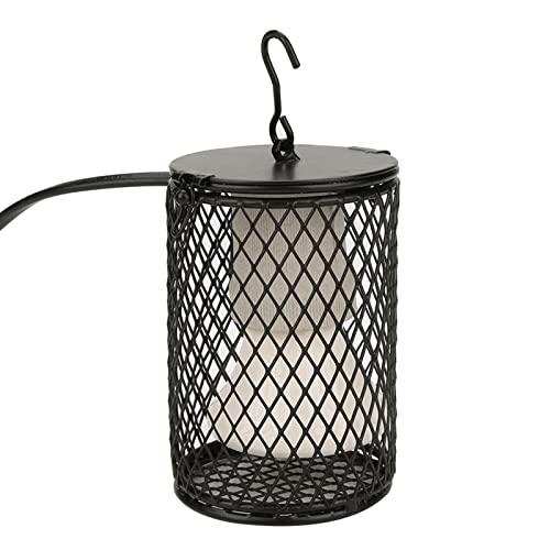 Tbest Heat Lamp for Reptiles,Bird Cage Heater Reptile Nano,Chicken Coop Heater,Safer Than Brooder Lamps 100W Infrared Ceramic Emitter Heat Light Bulb Lamp Pet Reptile Brooder(Black) - color: Black