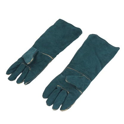 ZJchao Bite Proof Gloves, Animal Handling Gloves, Pet Grooming Gloves for Dog Cat Reptile Bird Snake Lizard Falcon with Cut Puncture and Scratch, Heat Oil Fire BBQ Garden