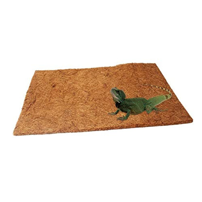 Breathable Terrestrial Bedding Liner Reptile Mat Coir Sheet Lizard Tank Bedding - size: Size 1