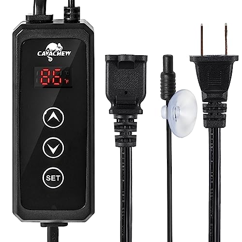 Reptile Dimming Thermostat with 2 pack Dome Lamp Fixture