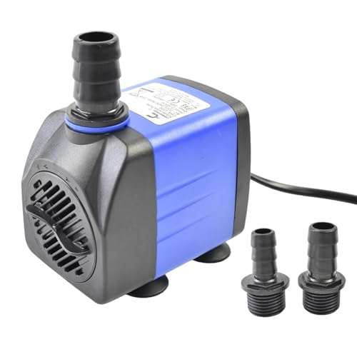 CONQUERALL 25W Electric Water Pump 396GPH Large Flow 6ft Power Cord for Outdoor Fountains Pond - color: 396gph-25w, size: 1PC