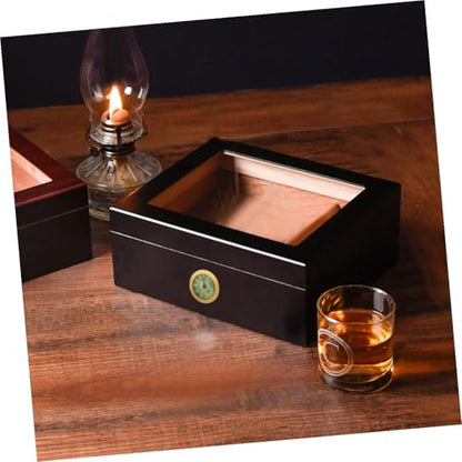 Small Round Analog Hygrometer for Humidor and Violin Cases High-Precision Humidity Gauge for Cigar Boxes and Musical Instruments Compact Mechanical Design for Accurate Measurement