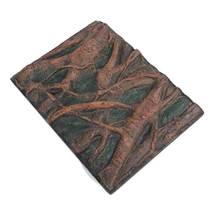 CHICIRIS 3D Reptile Background, Aquarium Background Foam Rock Wall Decor with 3D Textures for Fish Tank Reptile Tank Terrarium (H) - size: H