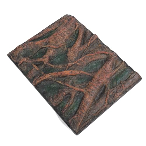 CHICIRIS 3D Reptile Background, Aquarium Background Foam Rock Wall Decor with 3D Textures for Fish Tank Reptile Tank Terrarium (H) - size: H