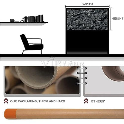 VIP. LINE 3D Effect Black Stone Texture Aquarium Background Poster Fish Tank Backdrop Decorations PVC Background (36" x 20"/ 91 x 50cm) - size: 36" x 20"/ 91 x 50cm