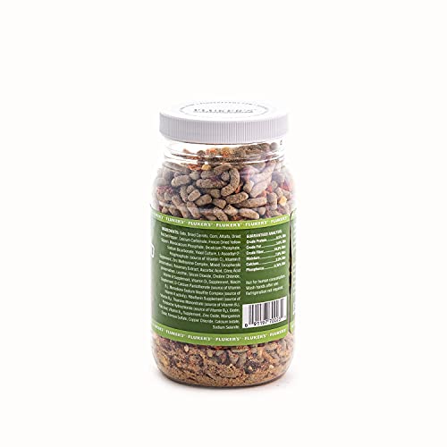 Fluker's Buffet Blend Tortoise Diet, Veggies with Fortified Pellets, 6.75 oz