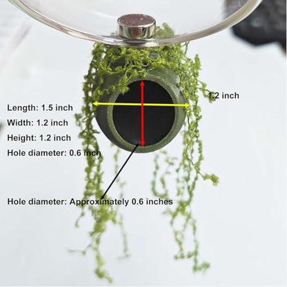 4Pcs Jumping Spider Enclosure Accessories Cocoon-Shaped Jumping Spider Hideaway with Artificial Moss and 1 Pcs Resting Platform Magnetic Small Animal Shelter Toy (Army Green) - color: Army Green