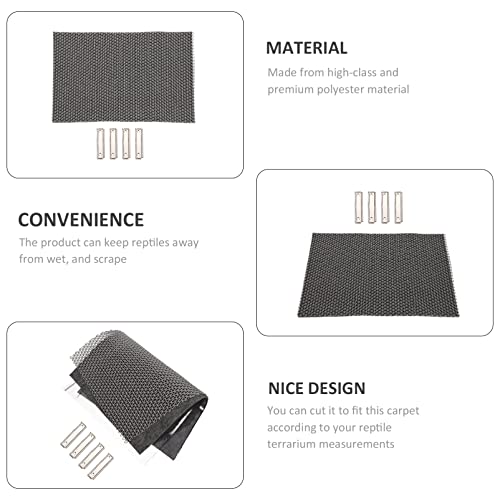 LIOOBO Reptile Cage Mat Snake Lizard Carpet Turtle Lizard Bedding Substrate Liner Pet Bedding Liner