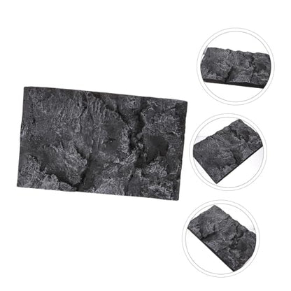 VOSAREA 3D Natural Background Reptile Tank Decoration Panel PVC Reptile Cage Decorative Panel