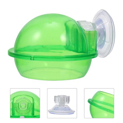GANAZONO Reptile Food and Water Bowls with Suction Cups, Escape-Proof Large Capacity Feeding Dish for Geckos, Spiders, Frogs – Practical Crawling Pet Feeder Set (2 Pieces)