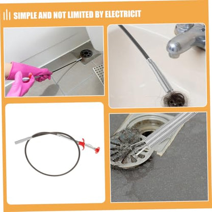 ABOOFAN 2pcs Claw Hook Snake Tool Hair Catcher for Shower Drain Manual Toilet Plumbing Tools Flexible Grabber Claw Home Sink Drain Unclogger