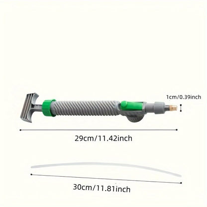 1PC Plastic Garden Sprayer - Handheld Pressure Pump Watering Can with Universal Thread for Plant Watering and Fertilizer Application, Grey - color: Gray