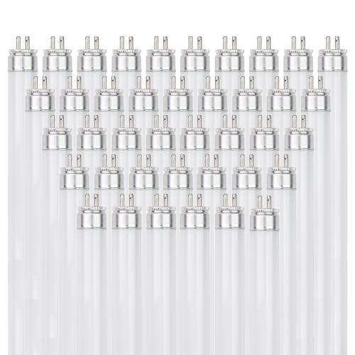 Sunlite 30425 F39T5/841/HO 34-Inch T5 Linear Fluorescent Lamp, 39 Watts, 3100 Lumens, 4100K Cool White, Miniature G5 Bi-Pin Base, ROHS Compliant, High Performance Straight Tube, 40 Pack - color: 4100k, style: 39 watts (34-Inch)
