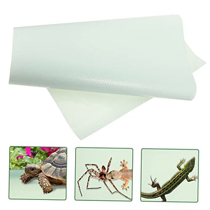 Portable Reptile Substrate Carpet for Bearded Dragon Lizard Tortoise Terrarium Bed - color: Light Green