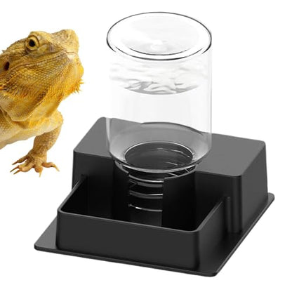 Genérico Turtle Drinker - Automatic Anti-Leak | Automatic Water Dispenser for Turtle - Indoor Garden Patio Backyard Tank Aquarium Gecko Snake Bearded Dragon - color: All
