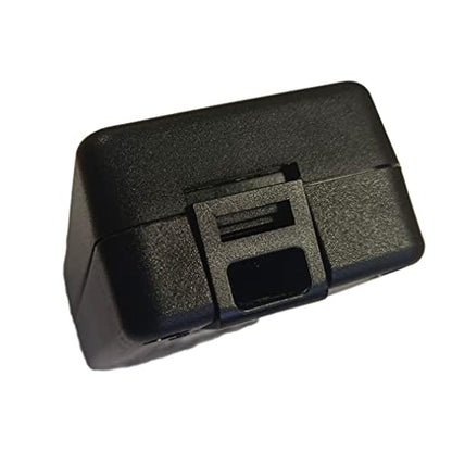YDC Quick Terminals Receptacle,LED and Incandescent Slide Tabletop Dimmer Switch,Thru-Cord (Slide) Full Range Dimmer Switch Inline Dimmer Match for Satco 80-2701 SPT-2 Wire and Other Lights Black
