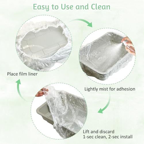 Tfwadmx 20 PCS Disposable Bird Cage Liner Bags 34'' x 22'' Plastic Parakeet Cage Tray Liners Oversized Plastic Tray Covers for Birdcage Parrots Cockatiels