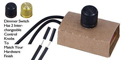 B&P Lamp® Table Lamp Inline Dimmer Switch