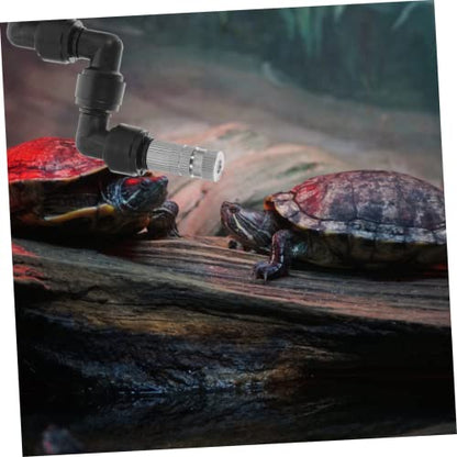 Toyvian Reptile Tank Mister Nozzle Spray Head for Humidifying Plants Gardens and Terrariums Design for Comfortable Pet Environments Fine Mist Atomization for - size: 10.00X9.00X2.00CM