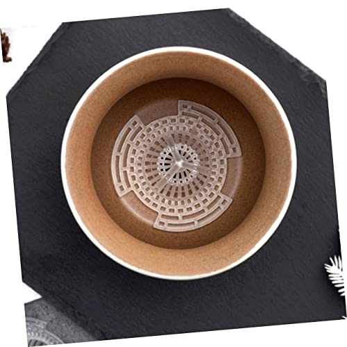 UPKOCH 4sets Cone Garden Mesh Pads for Flower Pots Durable Drainage Netting Mats Prevent Soil Leakage for Planters Flowerpot Accessories 24pcs*4